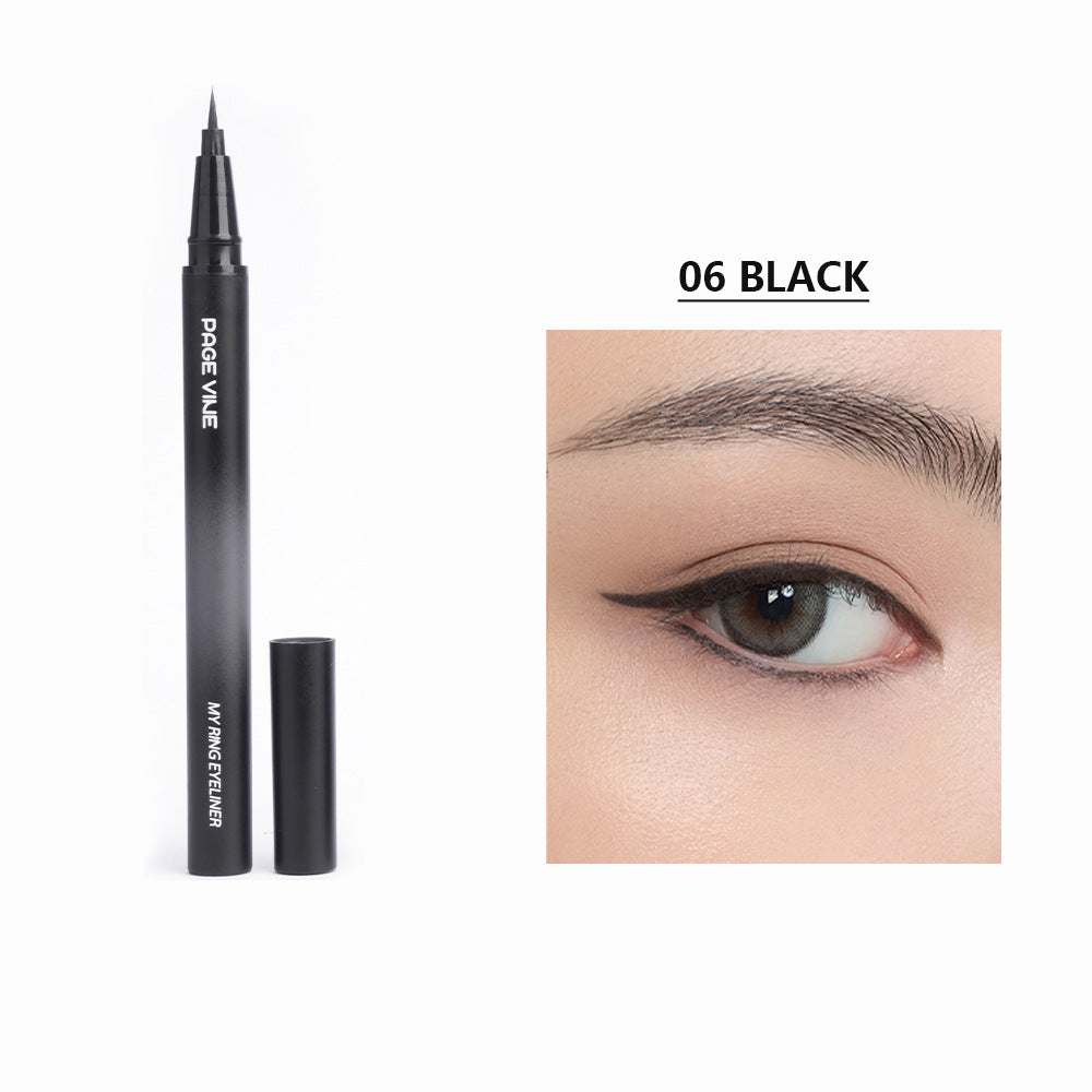 Waterproof Long-Lasting Liquid Eyeliner Set - Smudge-Proof & Sweatproof