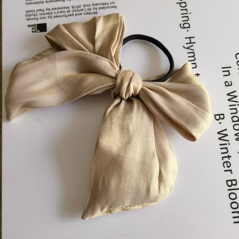 Silk Hair Rope Bow Headdress Accessory