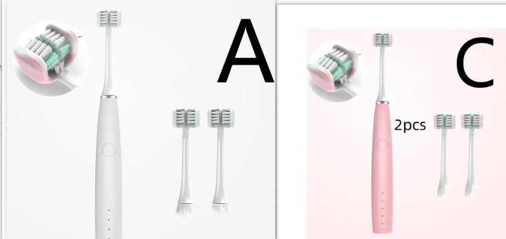 Portable Electric Travel U-Shaped Toothbrush for Adults & Kids