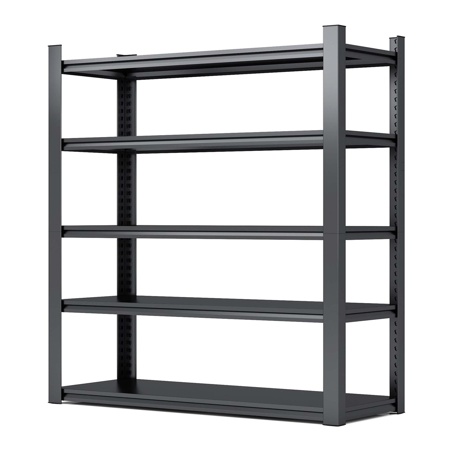 78 H 5 Tier Metal Shelves For Storage Garage Shelving 2000LBS Heavy