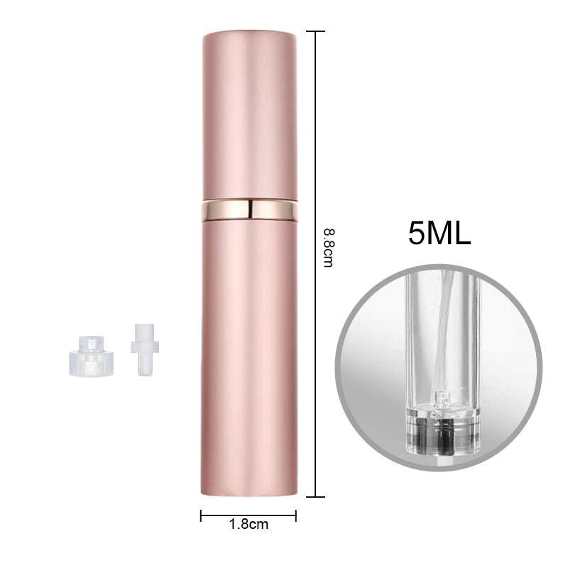 Portable Perfume Sprayer Bottle Set - Refillable Travel Atomizer with 9ML Capacity