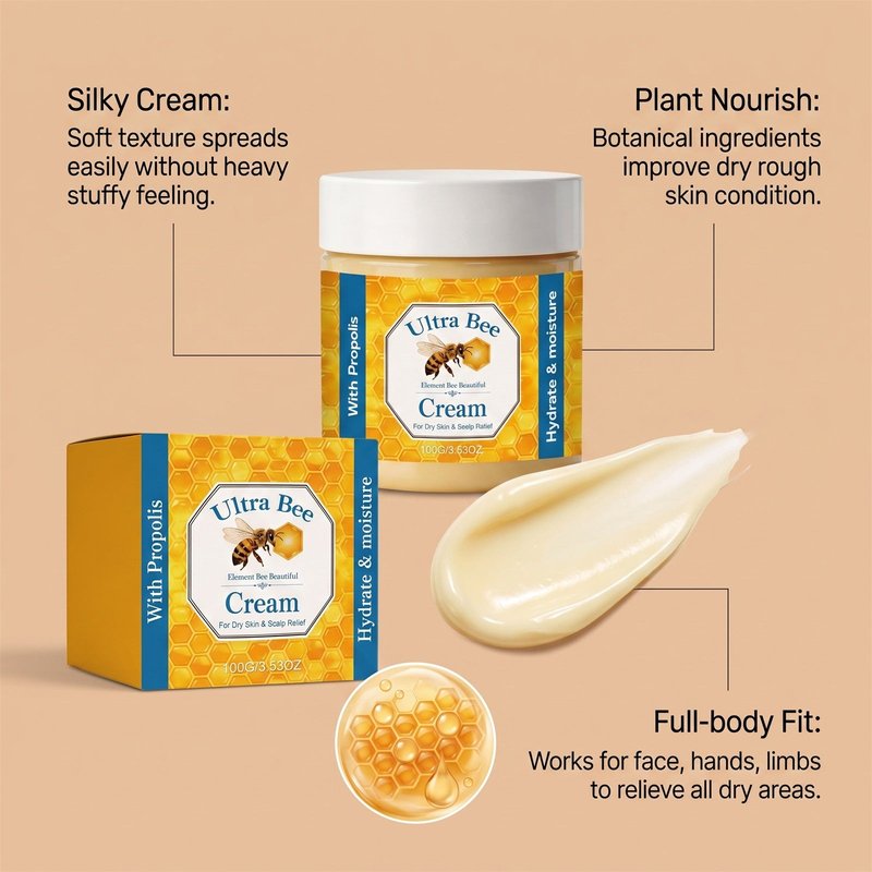 Moisturizing Face Cream 100g - Hydrating Skin Care for All Skin Types