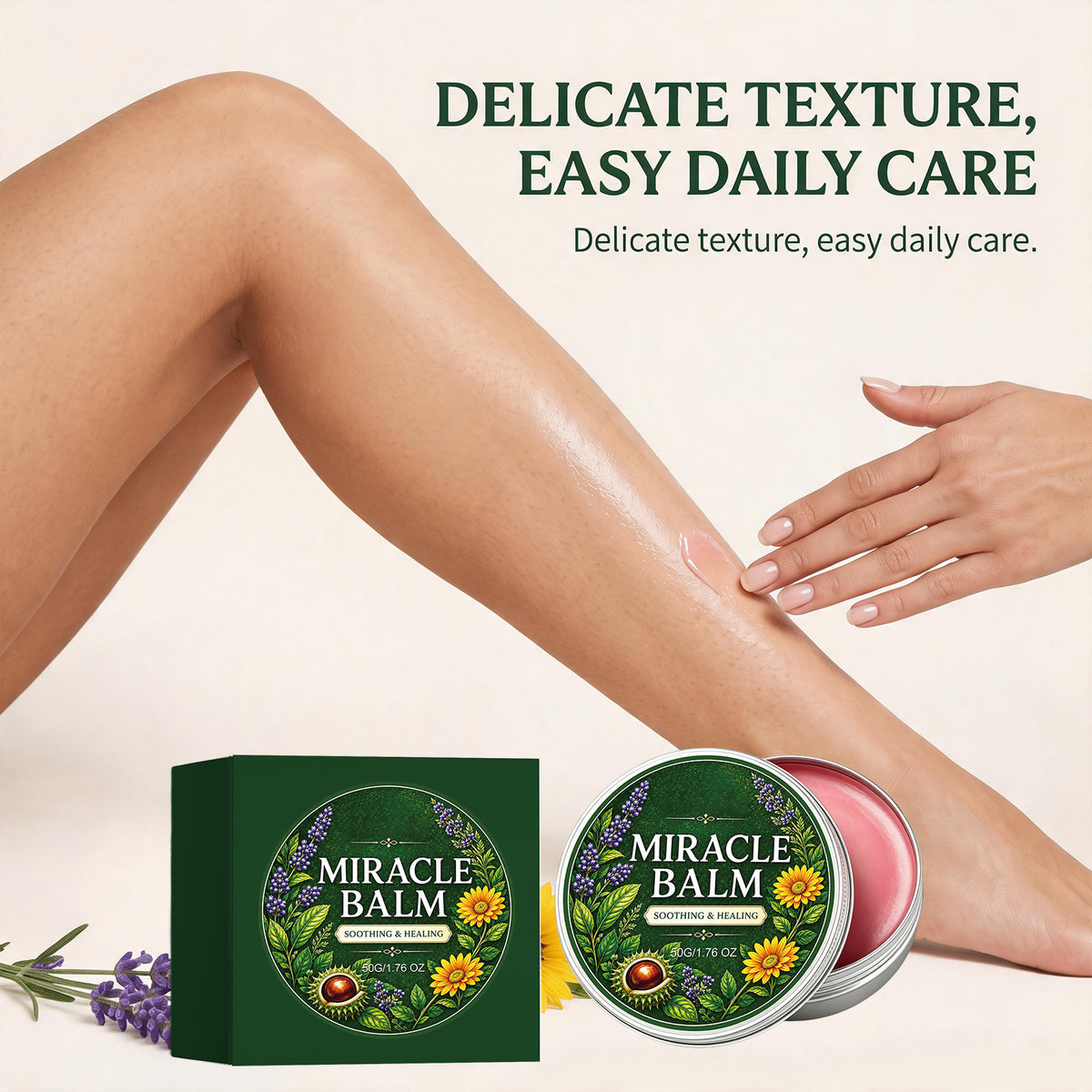 Herbal Leg Care Cream – Soothing Balm, 50g