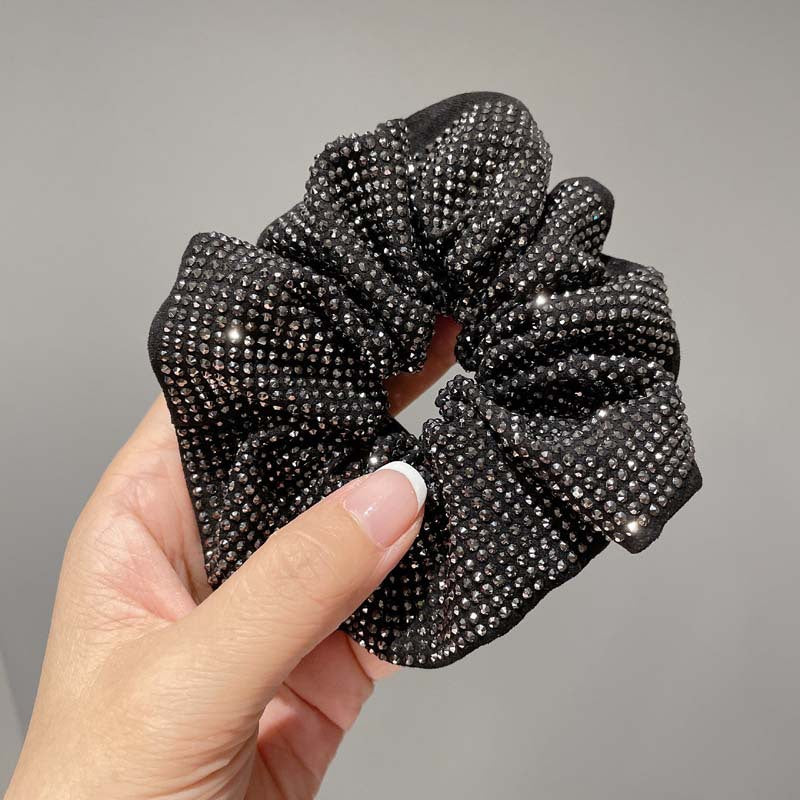 Polka Dot Rhinestone Hairpin Headband