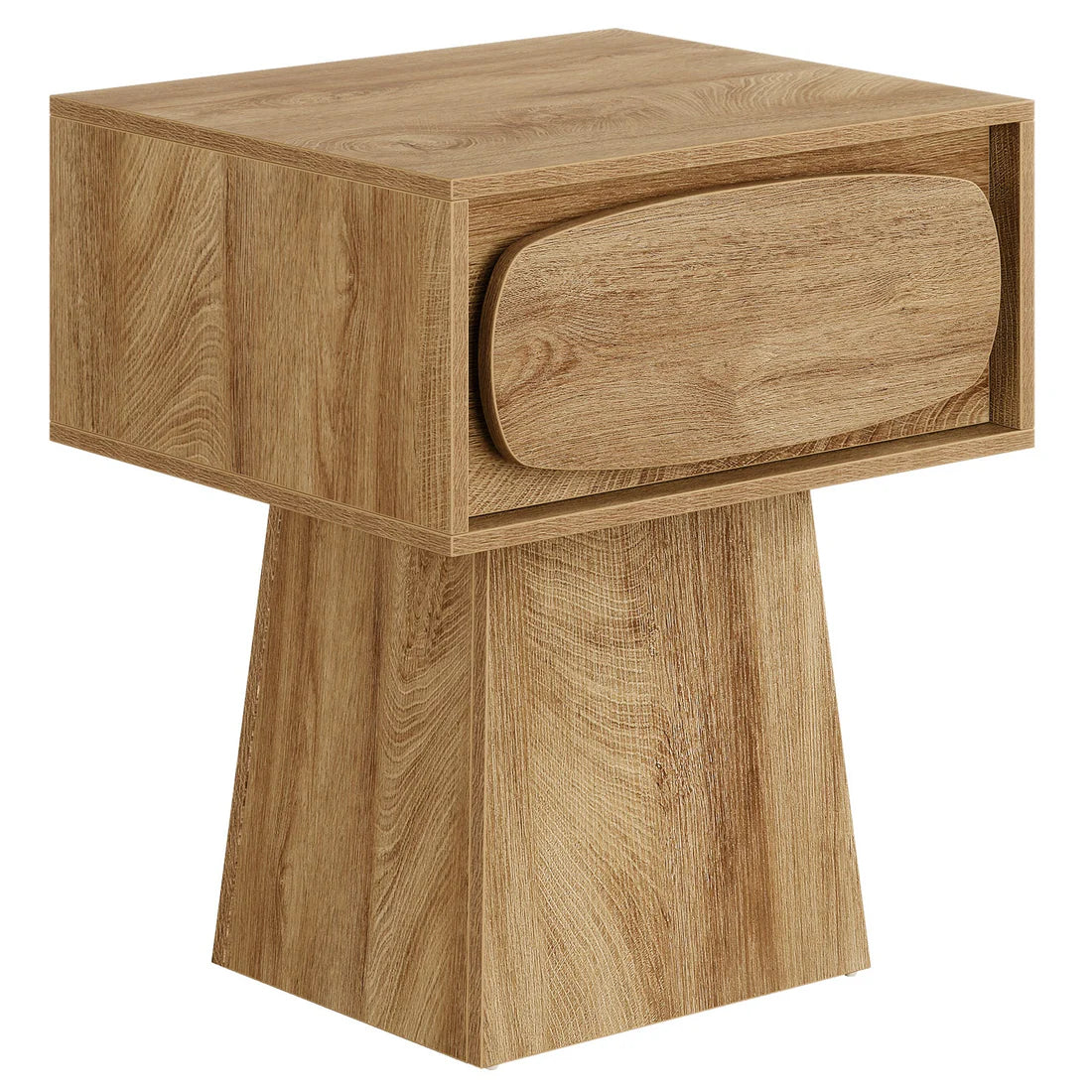 Compact Side Table with Drawer - Brown Accent Furniture