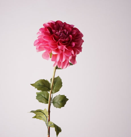 Double-Flowered Artificial Dahlia Flower for Wedding & Garden Decor
