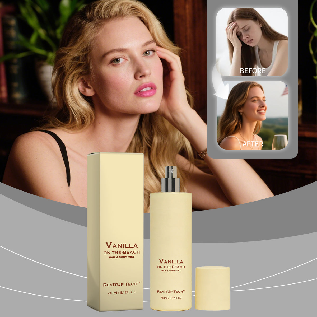 Vanilla Beach Scented Spray 240ml