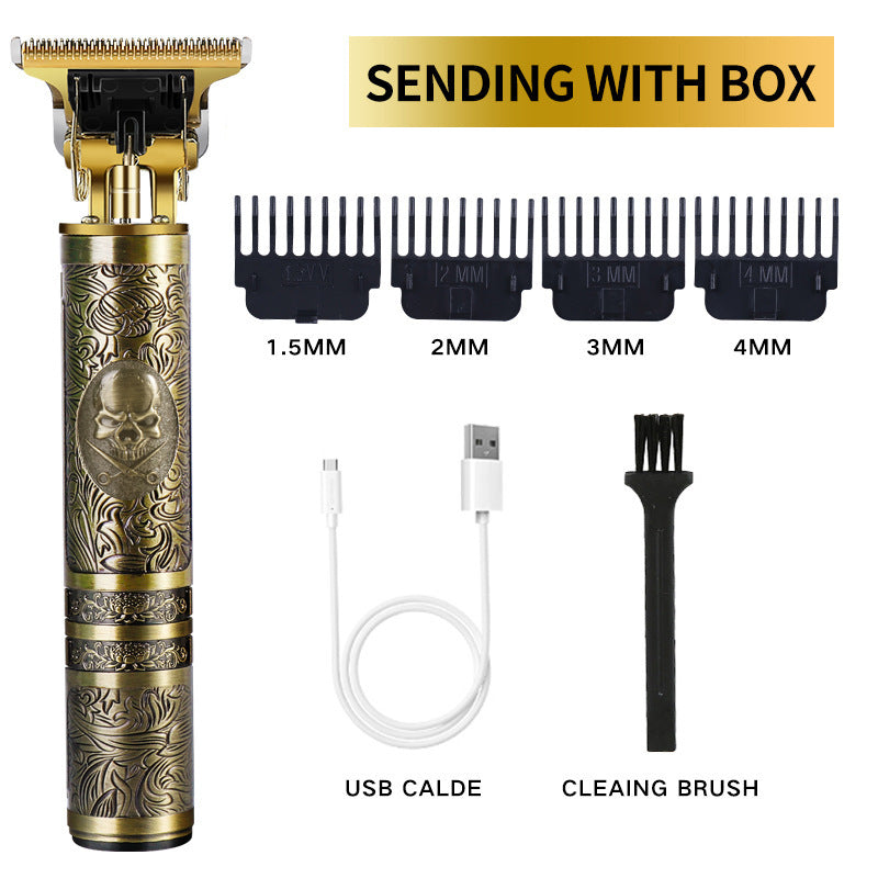 Rechargeable Hair Clippers & Beard Trimmer with Titanium Blades – Multiple Styles