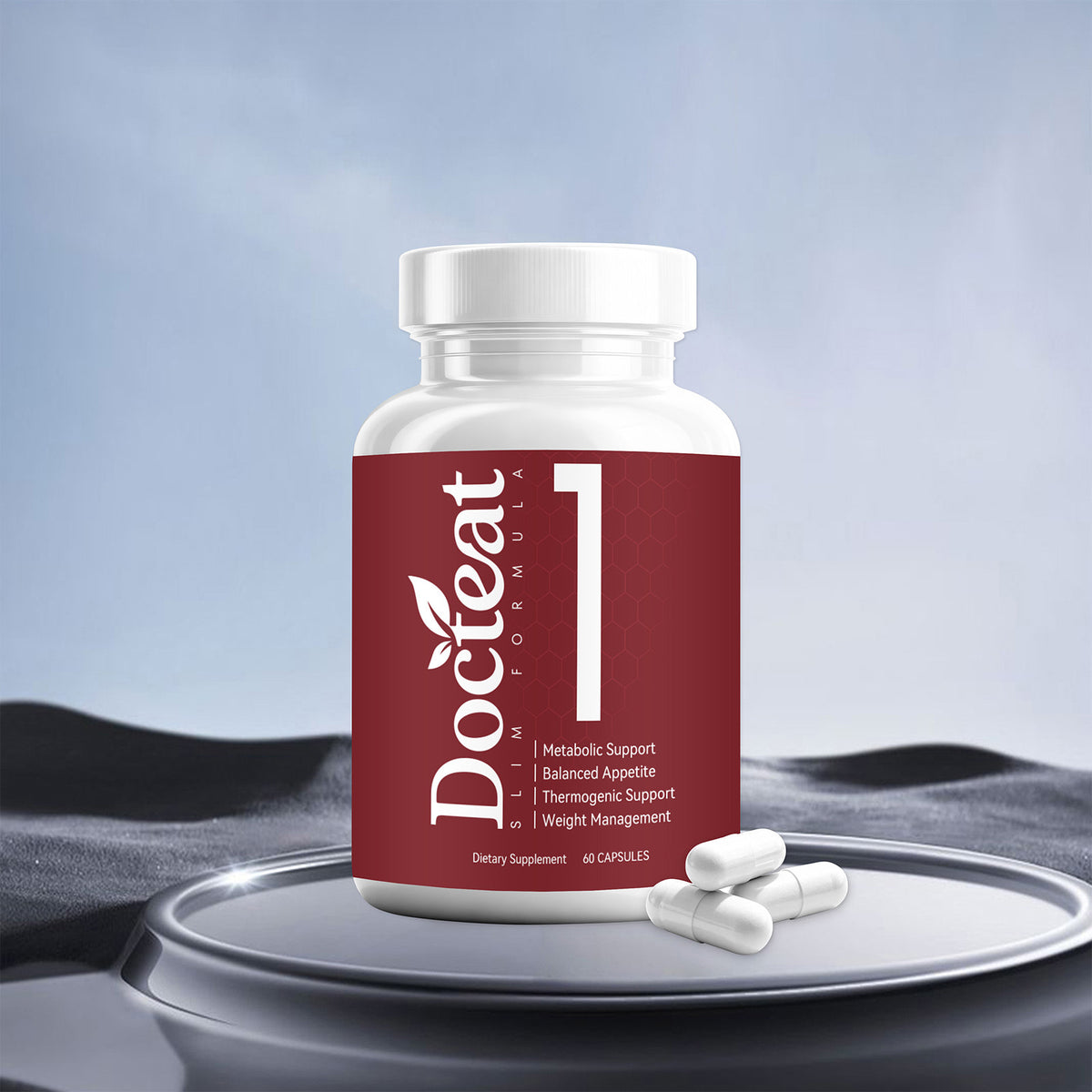 Metabolic Support Capsules - 60 Vegetarian Dietary Supplements for Weight Management