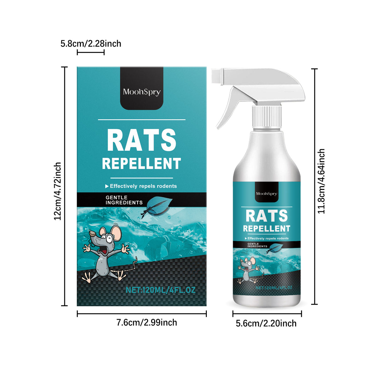 120ml Pest Repellent Spray for Kitchen Storage - Household Insect Control