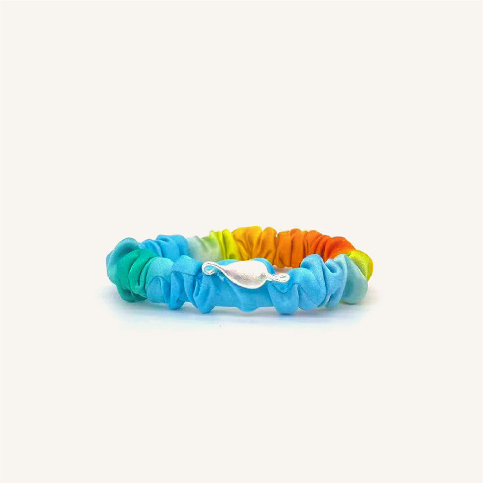 Silk Hair Tie - Romantic French Seamless Hair Accessory for Women