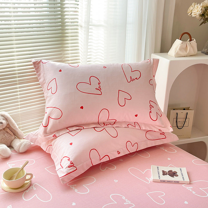 Cotton Twill Pillowcases Set - 100% Cotton, Modern Home Decor
