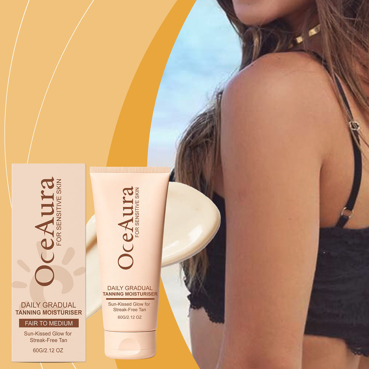 Plant Extract Tanning & Moisturizing Lotion 60g