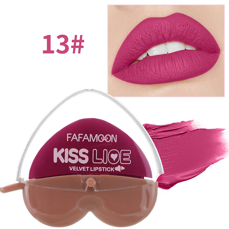 Matte Lipstick with Lip Balm Effect - Moisturizing Lip Color Set