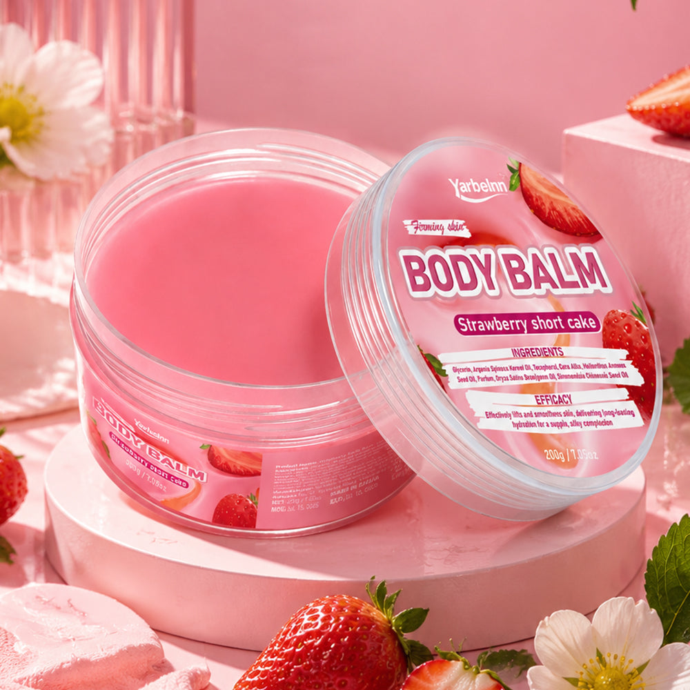 Strawberry Body Butter with Plant Oils