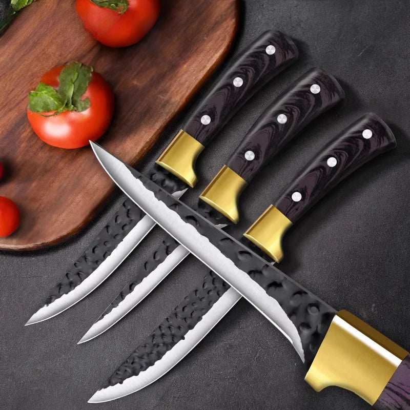 3-Piece Kitchen Knife Set - Precision Cutting Tools