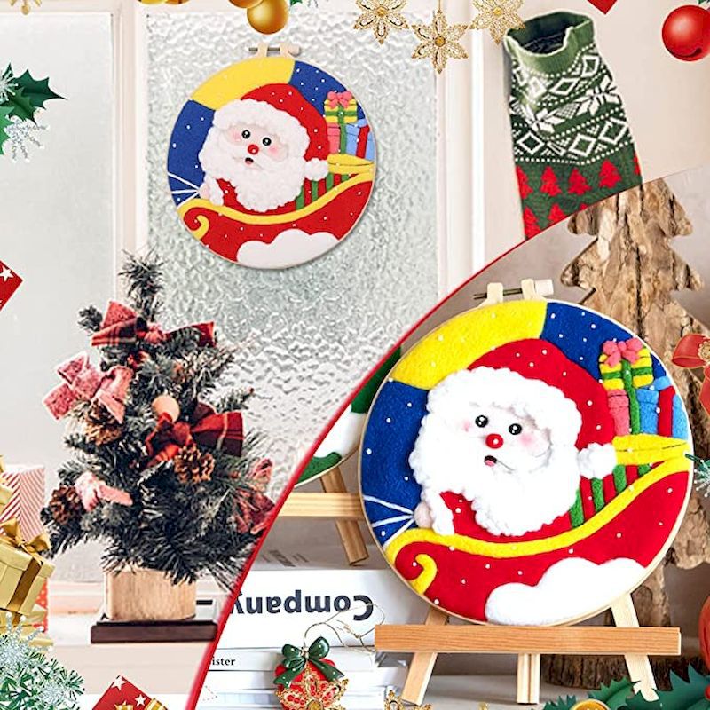 Handmade Embroidery Fabric Kit - 20x20 Linen Material for Crafting
