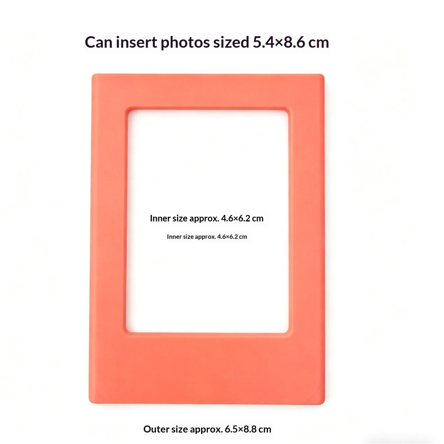 Magnetic DIY Transparent Photo Frame 3-inch for Home & Office Decor