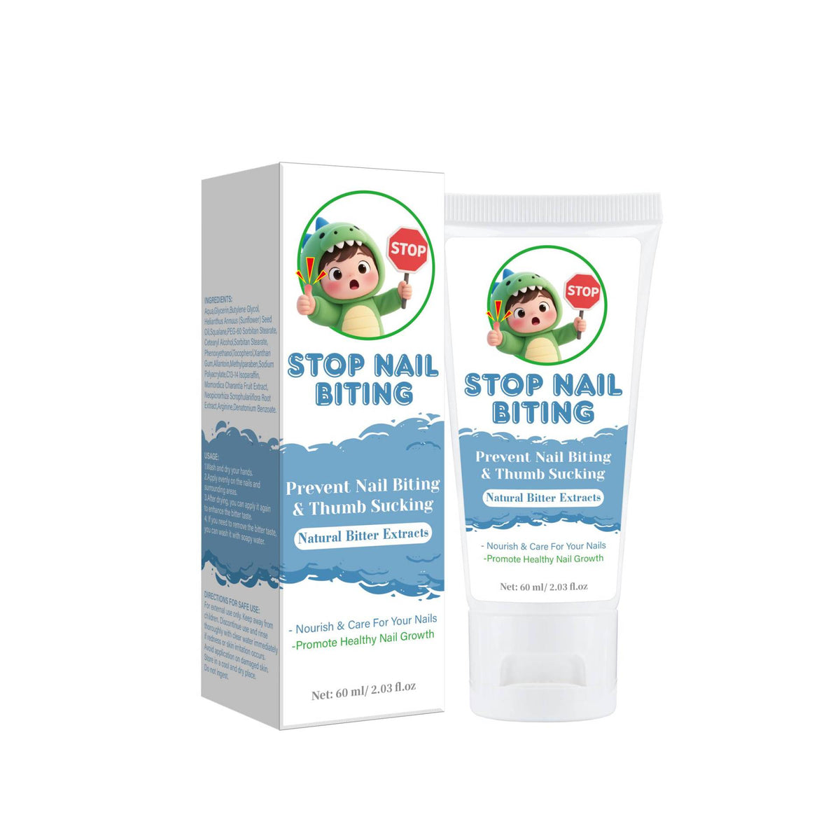 Nail Neck Cream 60ml Neutral Packaging Anti-bite Ring Eating Hand