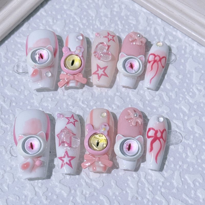 Dopamine Little Devil Manicure Kit with 3D Monster Eye Detachable Design