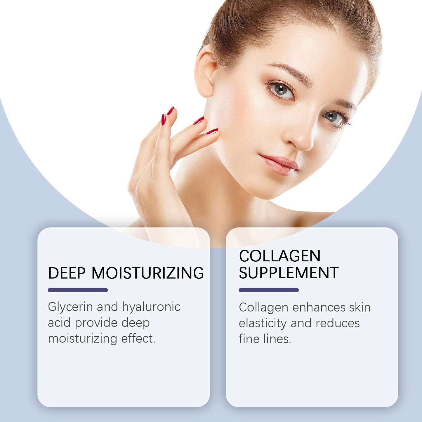 Hydrating Facial Moisturizer with Collagen & Sweet Almond Oil - 50g
