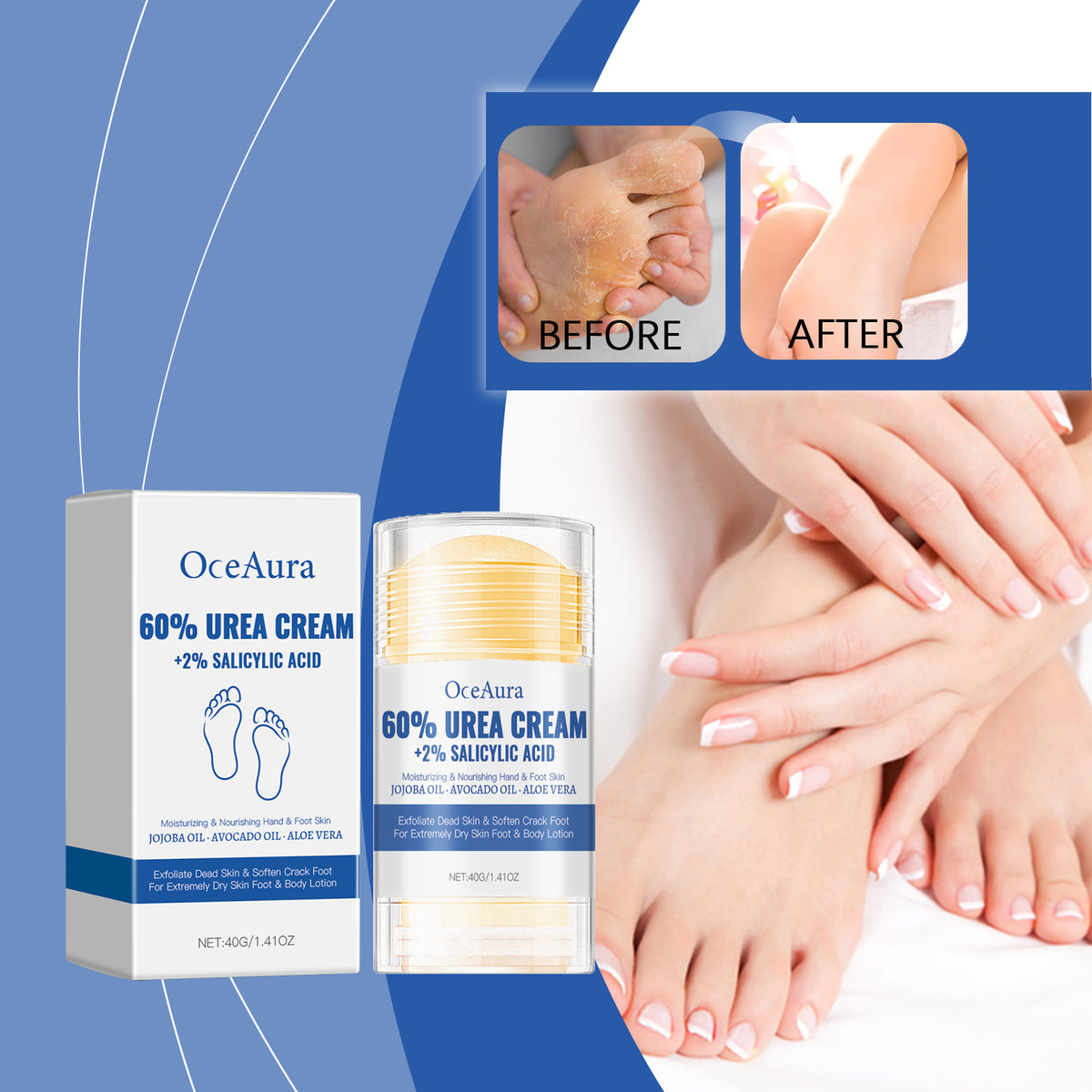 Moisturizing Anti-Crack Foot Cream 40g