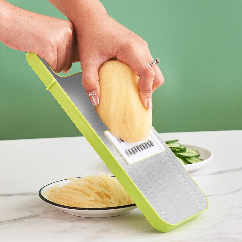Multi-Function Vegetable Chopper with Stainless Steel Cutter and Storage