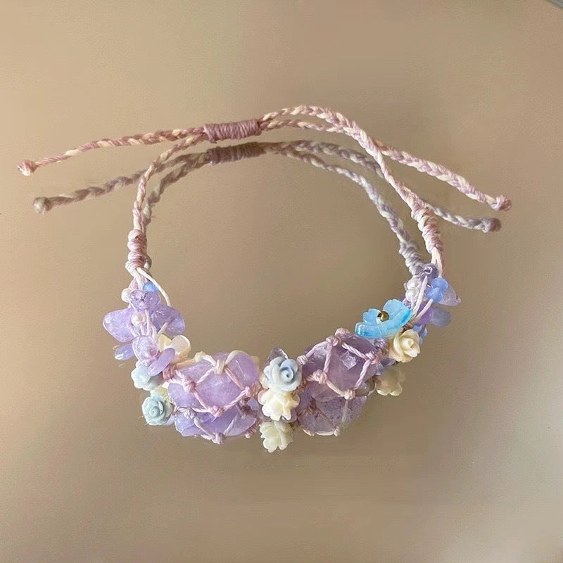 Handmade Woven Bracelet Carrying Strap - Exquisite Adjustable Jewelry Accessory