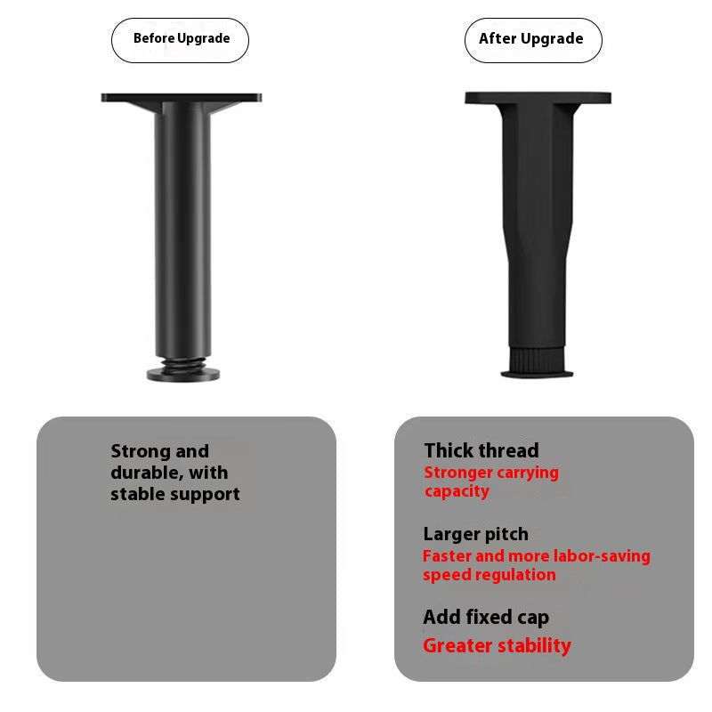 Adjustable Bed Support Frame Legs for Bed Stability - Load-Bearing Jackstay