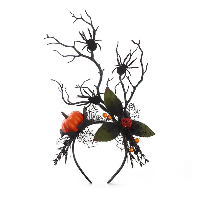 Pumpkin Head Hair Accessory Halloween Headband