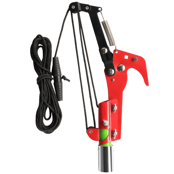 26ft Manual Pole Saw Tree Trimmer Kit with Portable Bag & Spiral Splicing
