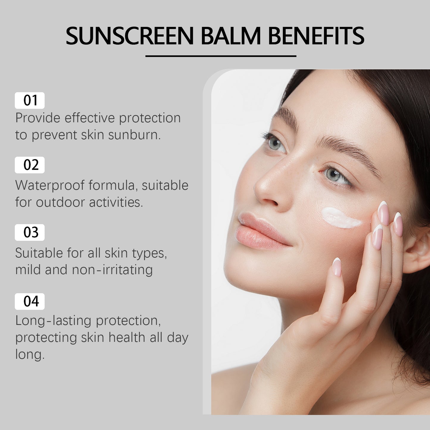 Moisturizing Sun Protection Cream - UVA & UVB Waterproof Face Care