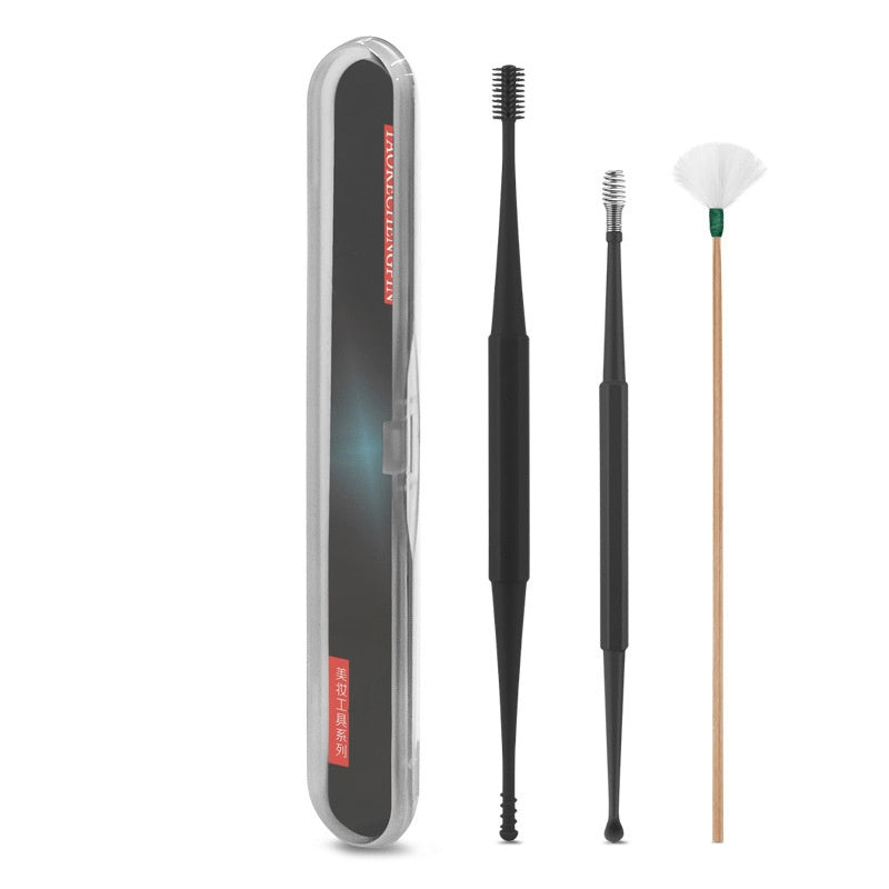 Ear Picking Tools Double-Head Silicone Ear Curette Spiral Massage Device