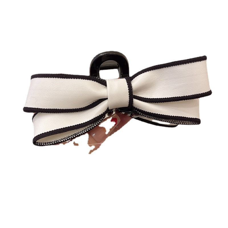 French Elegant Bow Claw Clip for Women – Korean Style