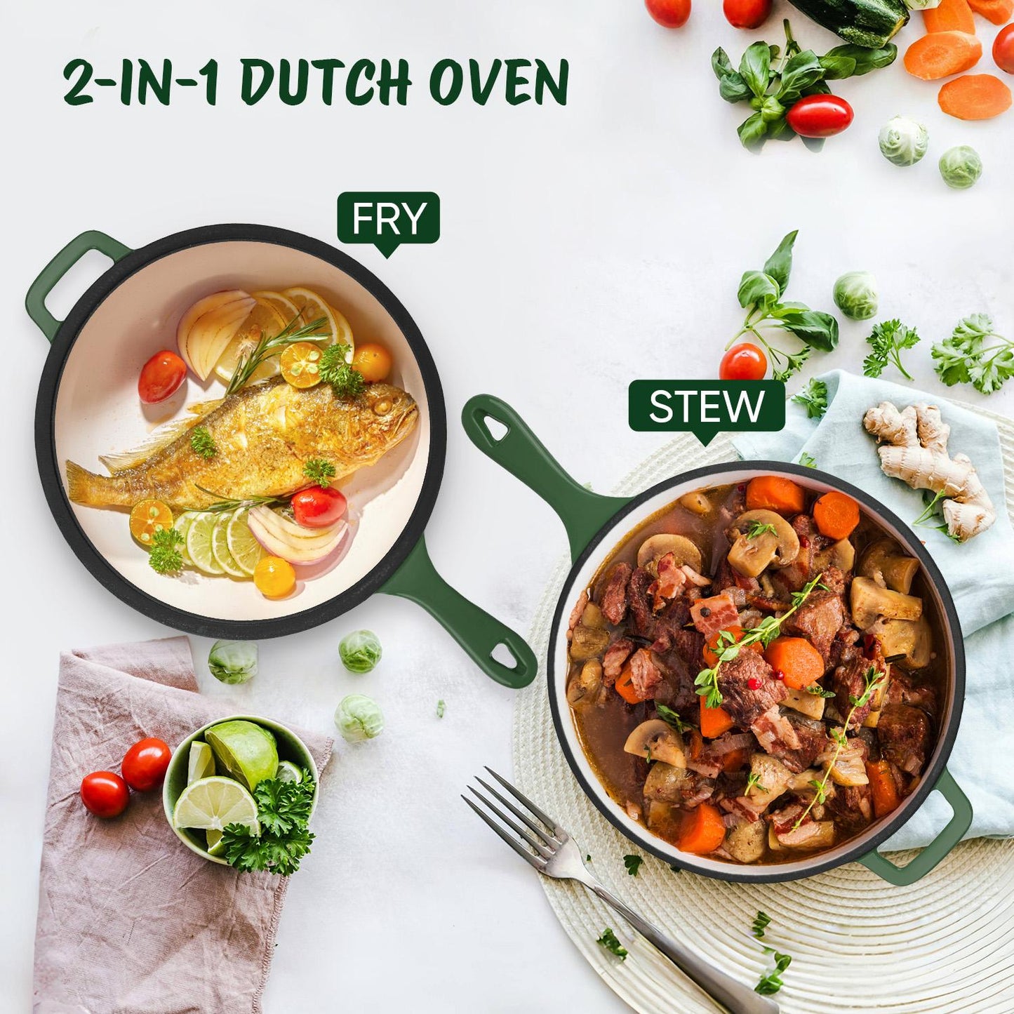A Cast-iron Soup Pot With Lid Safe, Reliable, And Designed To