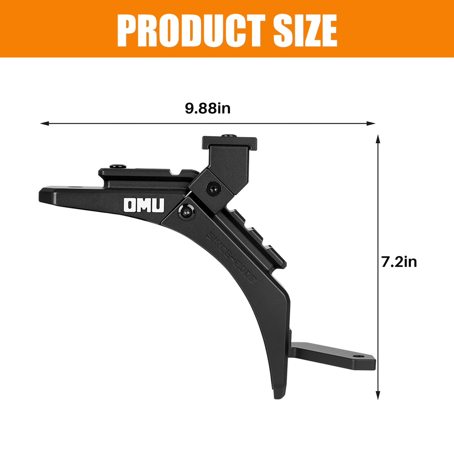 A-Pillar Light System Mount for Jeep Wrangler 4XE - Black