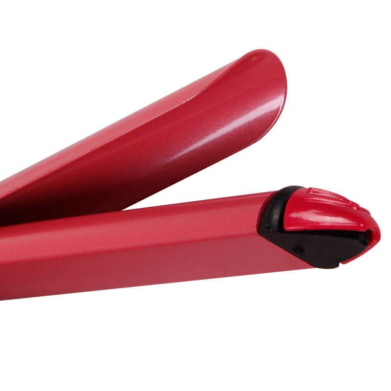 Dual-Use Hair Straightener and Curling Iron - Ceramic Glaze, Small Round Plug