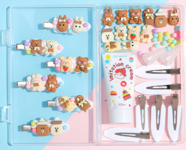 DIY Hair Clips & Hairpins Material Pack for Creative Hair Accessories