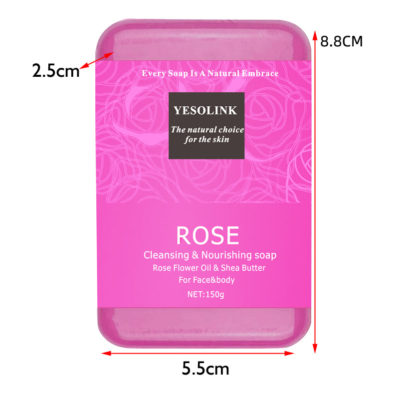 Rose Essential Oil Soap Bar - 150g