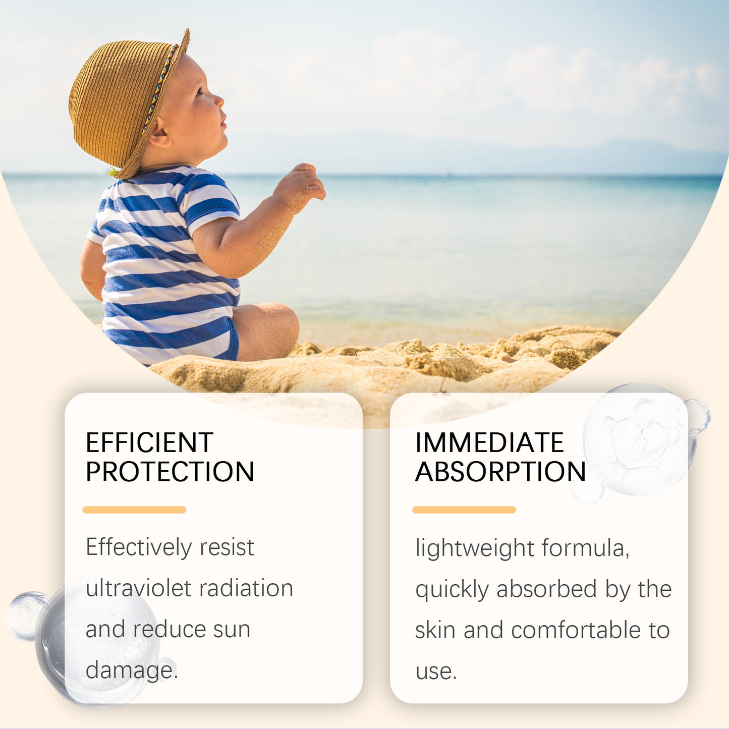 Hydrating Sunscreen Cream - Moisturizing & Protective Body Care