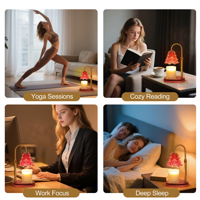 Candle Warmer Lamp with Timer & Dimmer - Adjustable Wax Melt Lamp