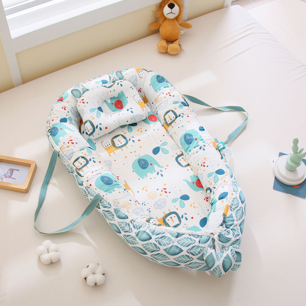 Portable Baby Crib Carry Bag - Foldable Travel Storage for Nursery