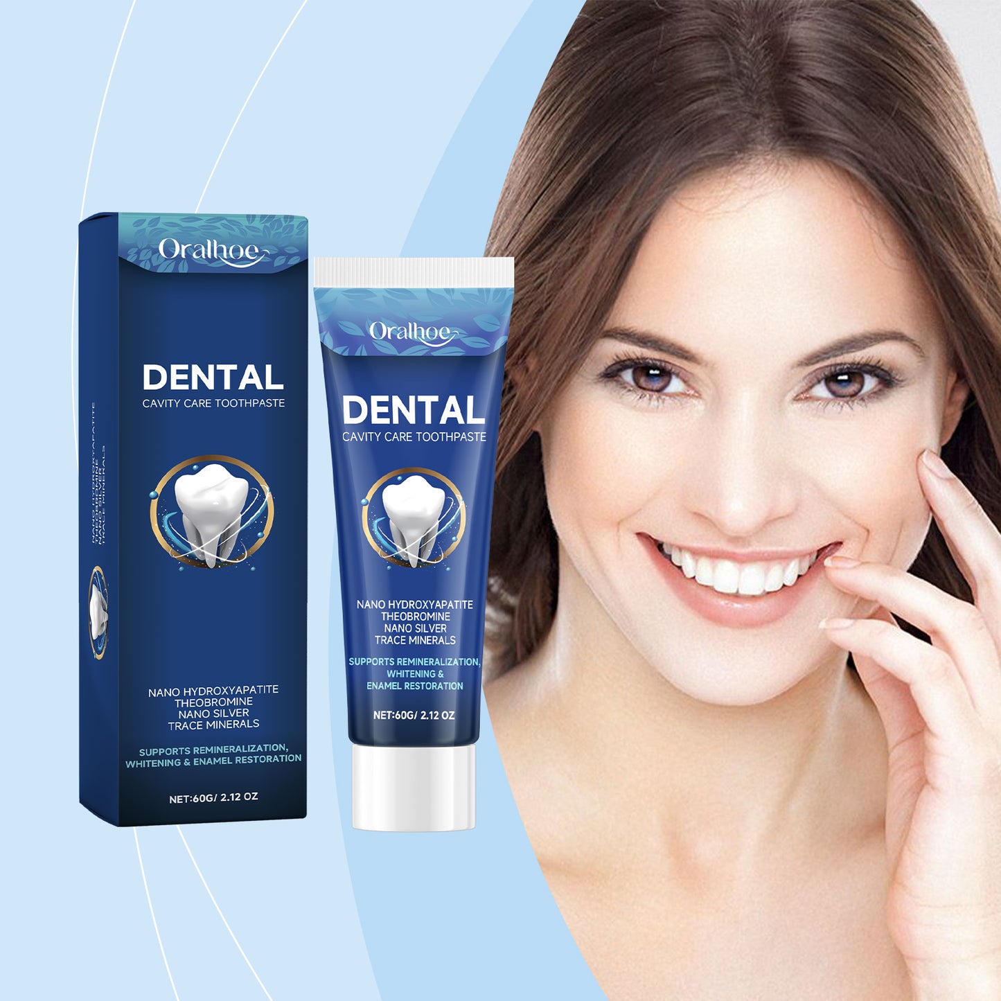 Dental Care Toothpaste 60g - Enamel Repair & Antibacterial Protection
