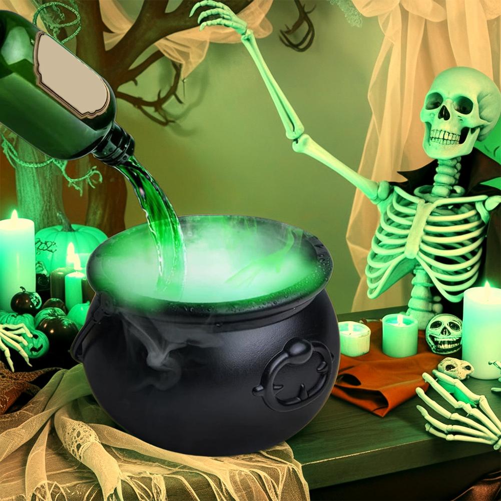 Halloween Magic Floating Bottle & Cauldron Decor Set - Indoor Ghost Props