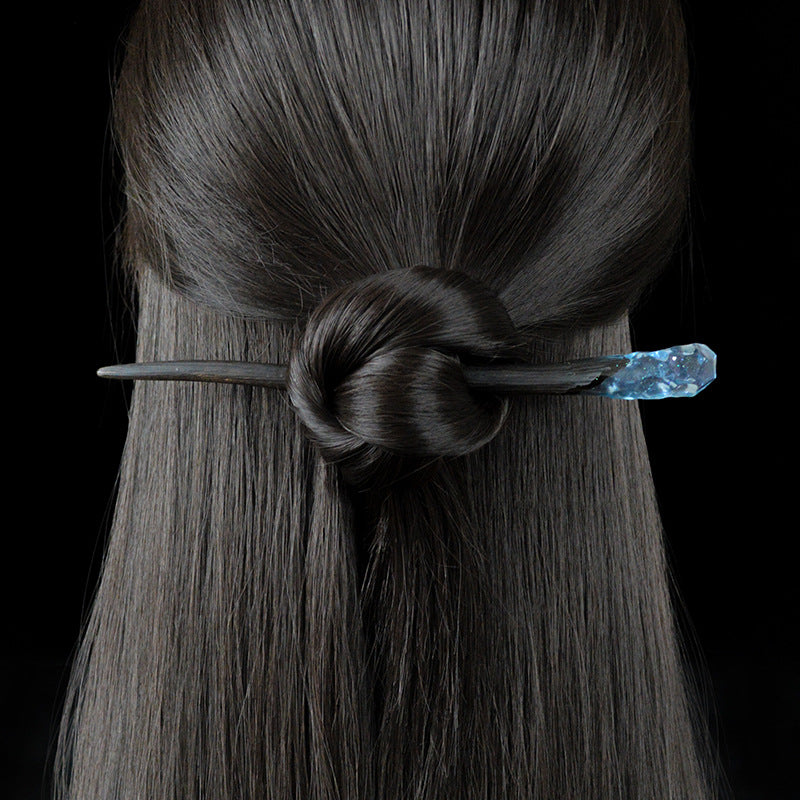 Ebony Wood Hairpin - New Chinese Style