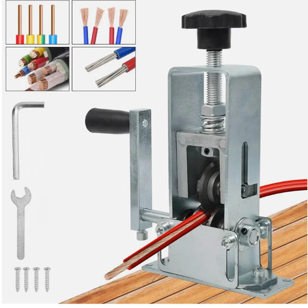 Professional Cable Stripper for Coaxial & Electrical Wires - Universal Hand Tool