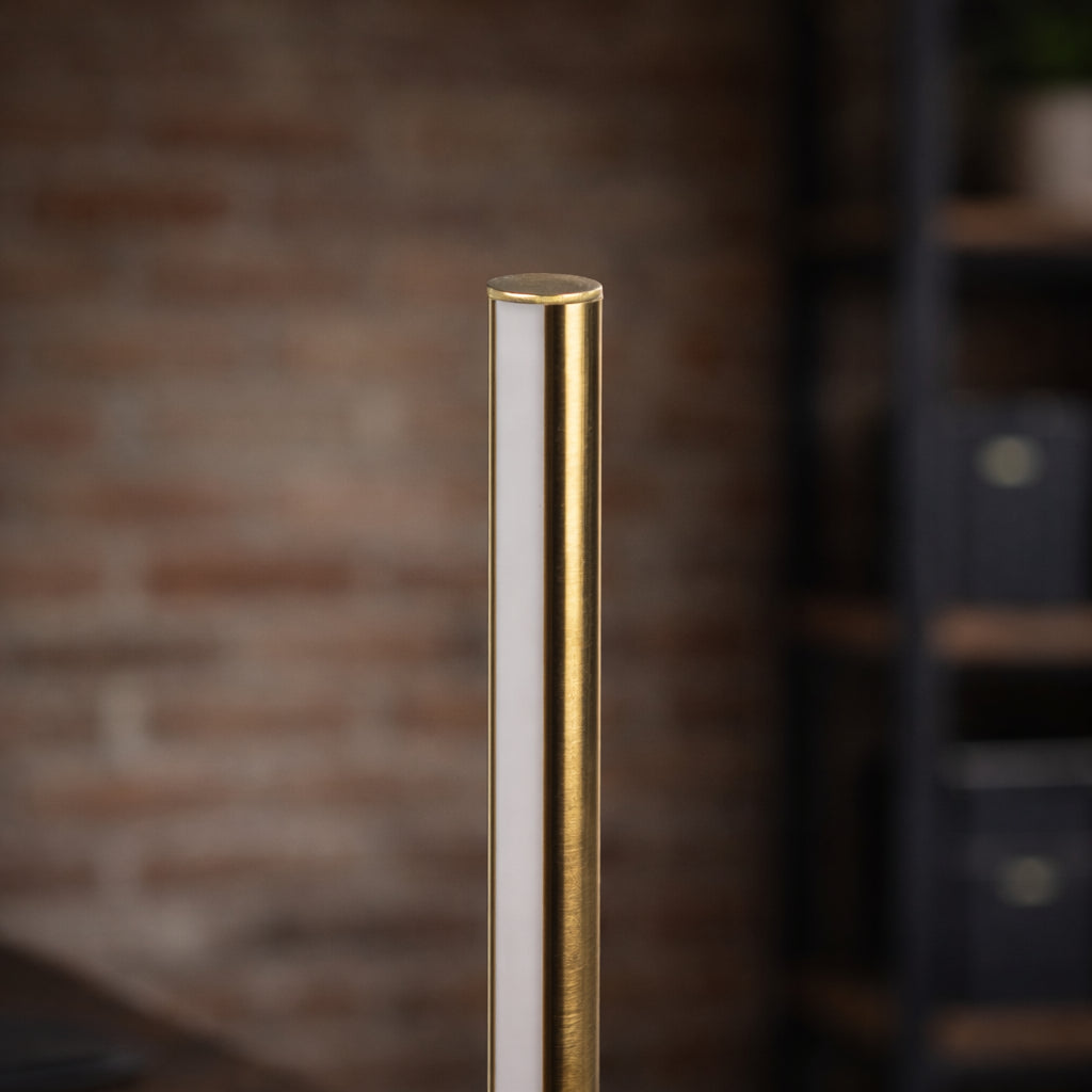 Dimond Black LED Table Lamp With On Off Switch Round Metal Base