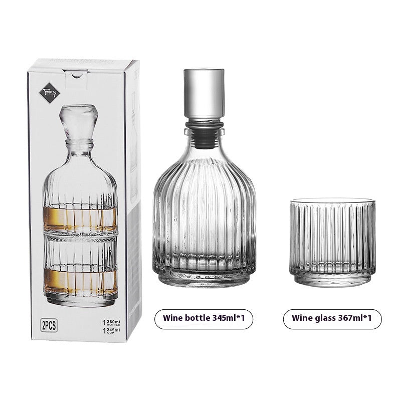 Elegant Whiskey & Wine Glass Set with Multiple Styles - Modern Home Barware