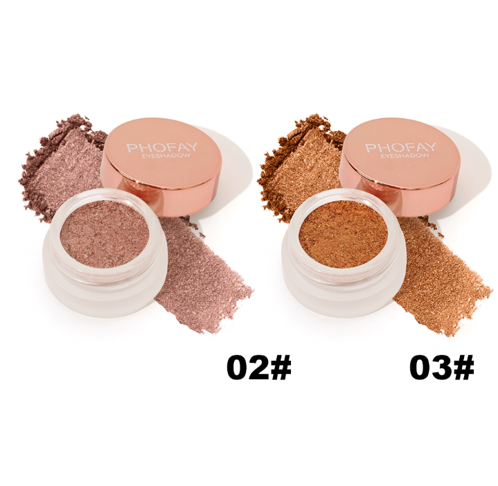 Mashed Potato Eyeshadow - Long-Lasting Iridescent Shimmer Makeup