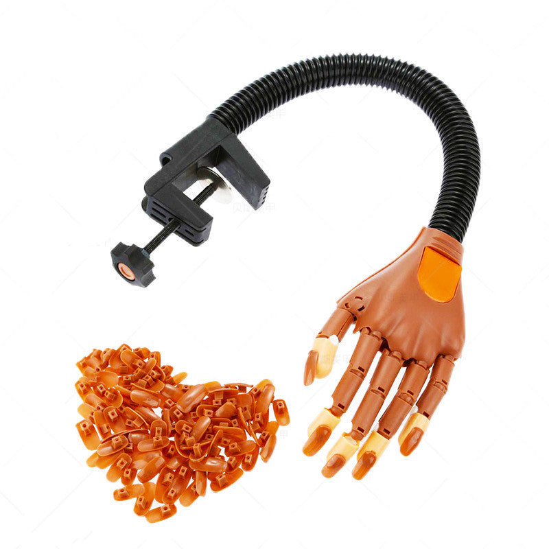 Nail Art Practice Prosthetic Hand